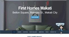 Desktop Screenshot of firsthomesmakati.net